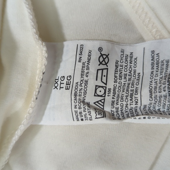 Crossover cut out back dolman sleeve oversized active tee - Picture 4 of 6